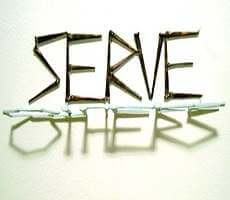 Serve with other Christians